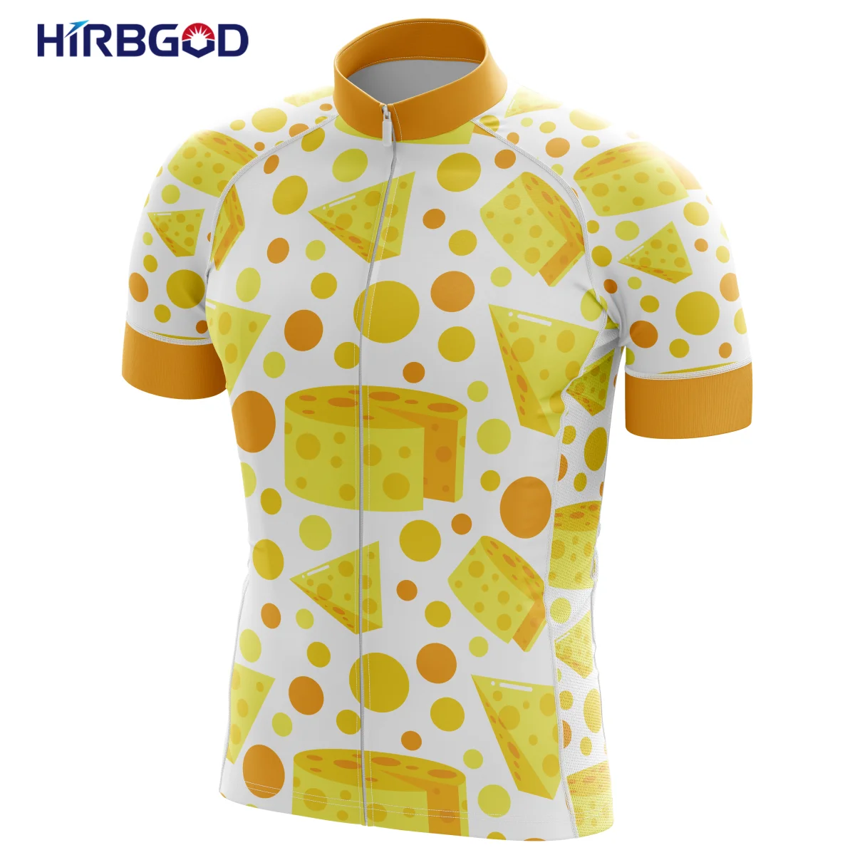 

HIRBGOD Summer New Men's Cycling Jersey Breathable Outdoor Ropa Short-Sleeved City Silhouette Pattern Bike Wear,TYZ715-01