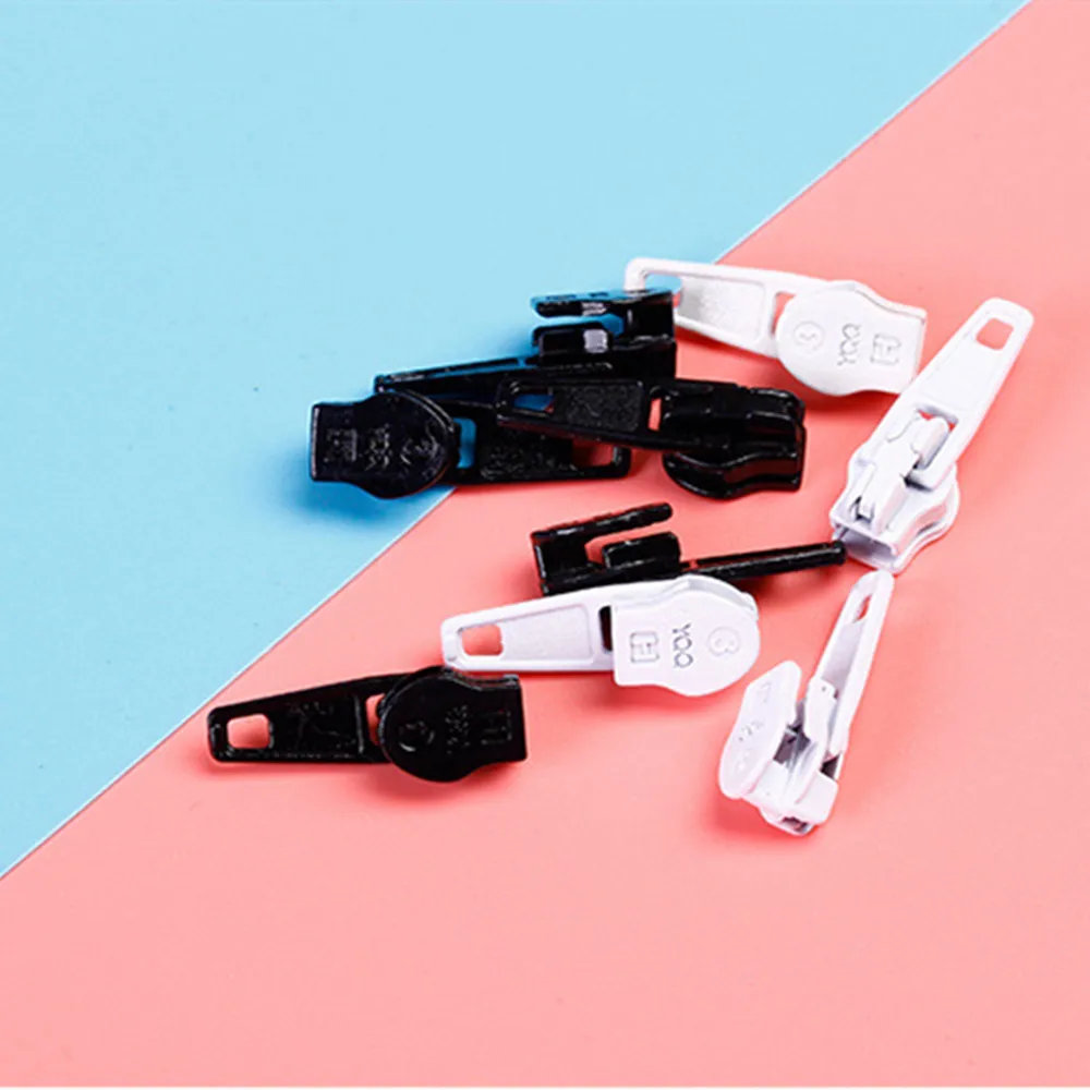 10 шт./компл. 3 # металлическая молния ползунок головка тянуть ремонт комплект