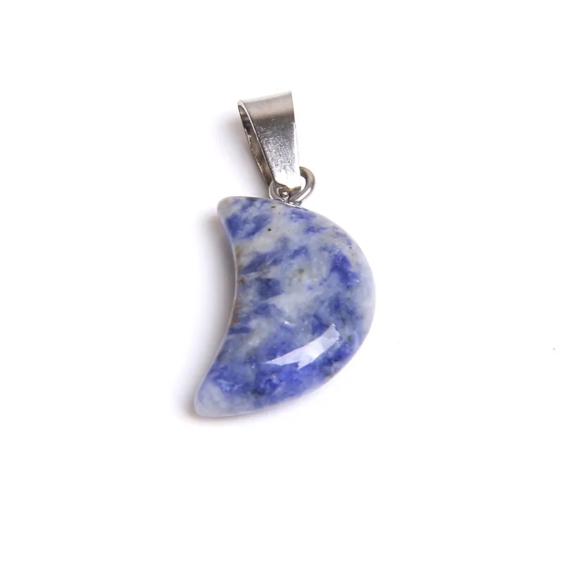 Натуральный лунный камень подвеска для изготовления украшений вручную ожерелье