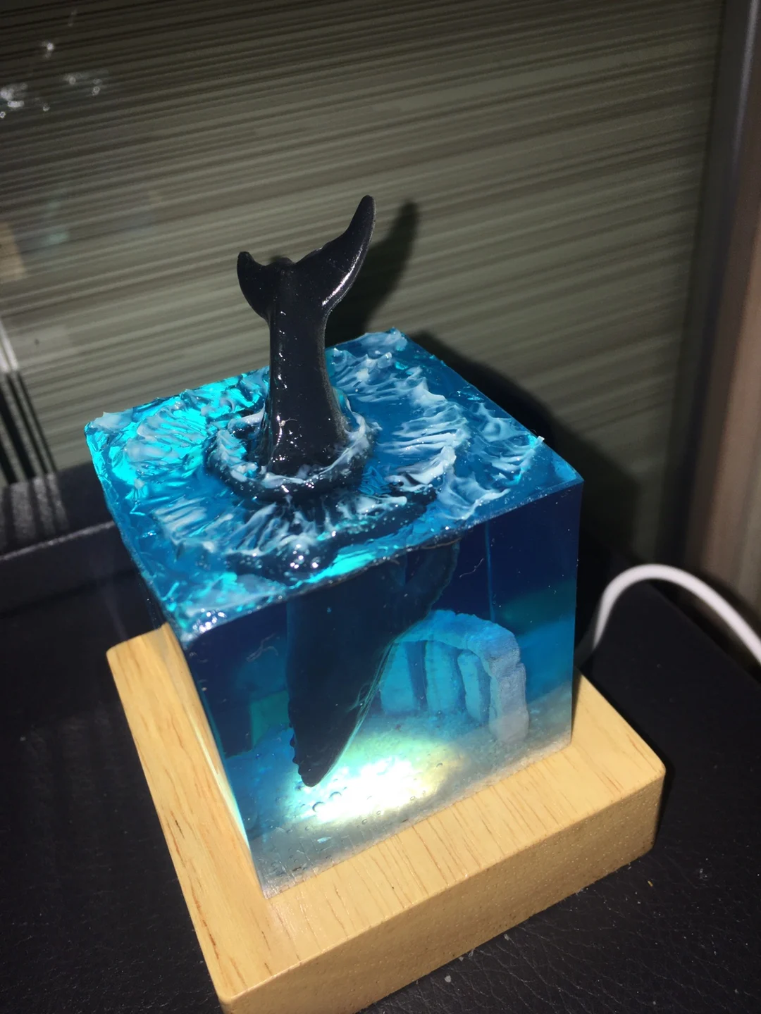 [TML] украшения ручной работы в морском стиле аквариум с морским Китом ночное