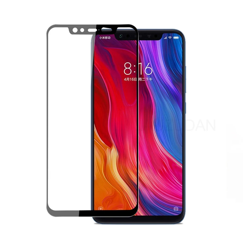Закаленное стекло с полным покрытием для Xiaomi Redmi Note 9 8 7 Pro 9S 8T Защита экрана 8A 7A 6 A