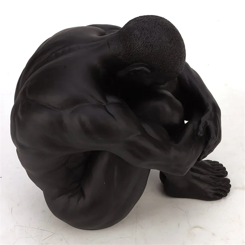 Абстрактная креативная статуэтка ручной работы из смолы для боди-арта фигурка