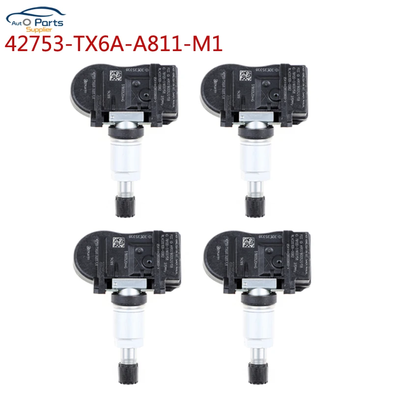 Новинка 4 шт. 42753-TX6A-A811-M1 315 МГц TPMS датчик давления в шинах для Honda Crosstour CR-V Accord Crosstour 42753TX6AA811M1