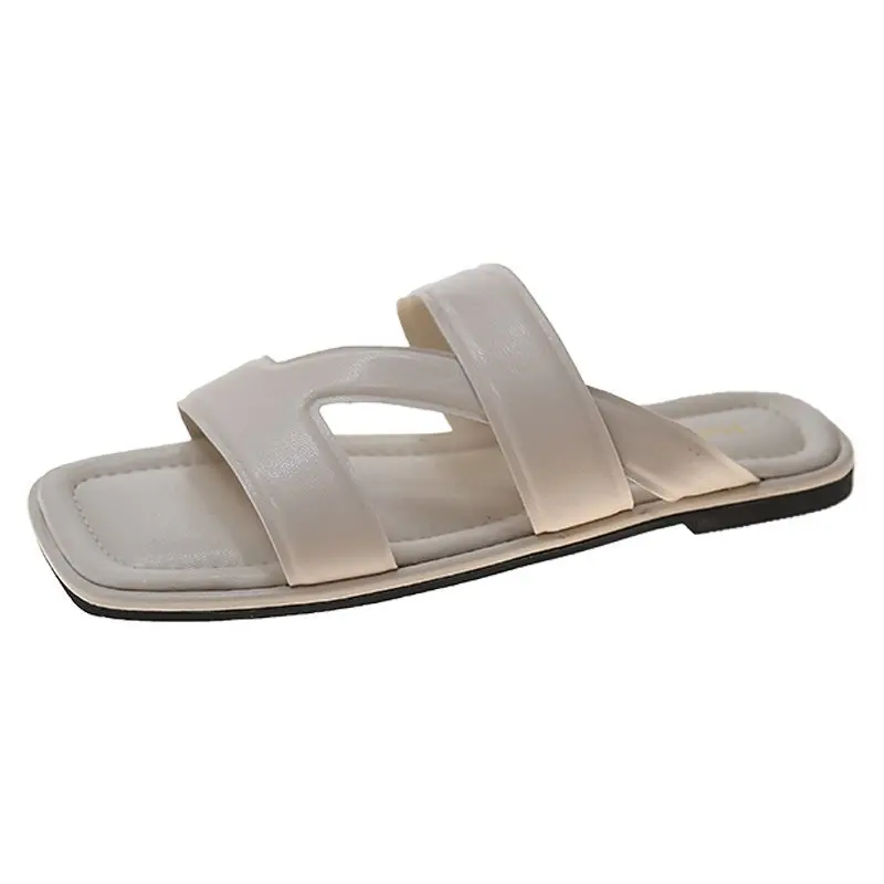 

Shoes Summer Clogs Woman Ladies' Slippers Luxury Slides Low Pantofle Beach Designer 2021 Soft Flat Rubber Scandals Casual Rome F