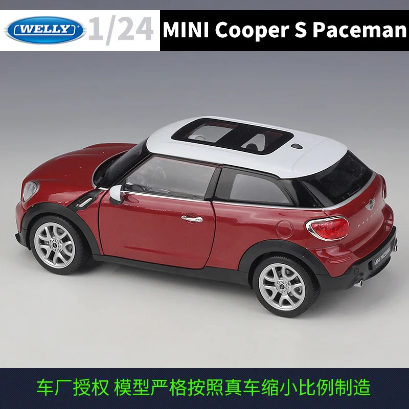 Модель автомобиля Welly 1:24 BMW MINI Cooper S Paceman отлитые и игрушечные автомобили