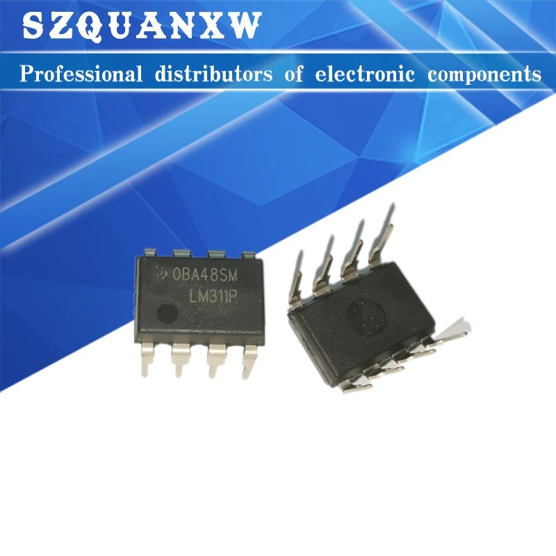 

Дифференциальные сравнители LM311P DIP8 LM311 DIP 311P DIP-8 с STROBES, новые и оригинальные IC, 10 шт.