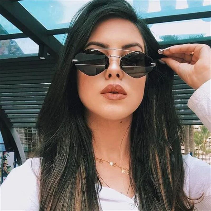 2020 женские нестандартные солнцезащитные очки роскошные брендовые винтажные