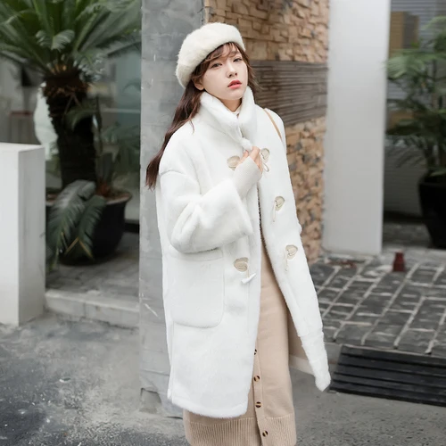 Winter Elegant Autumn Warm Soft Thick Women Female Lady Parka Cotton Coat Outerwear