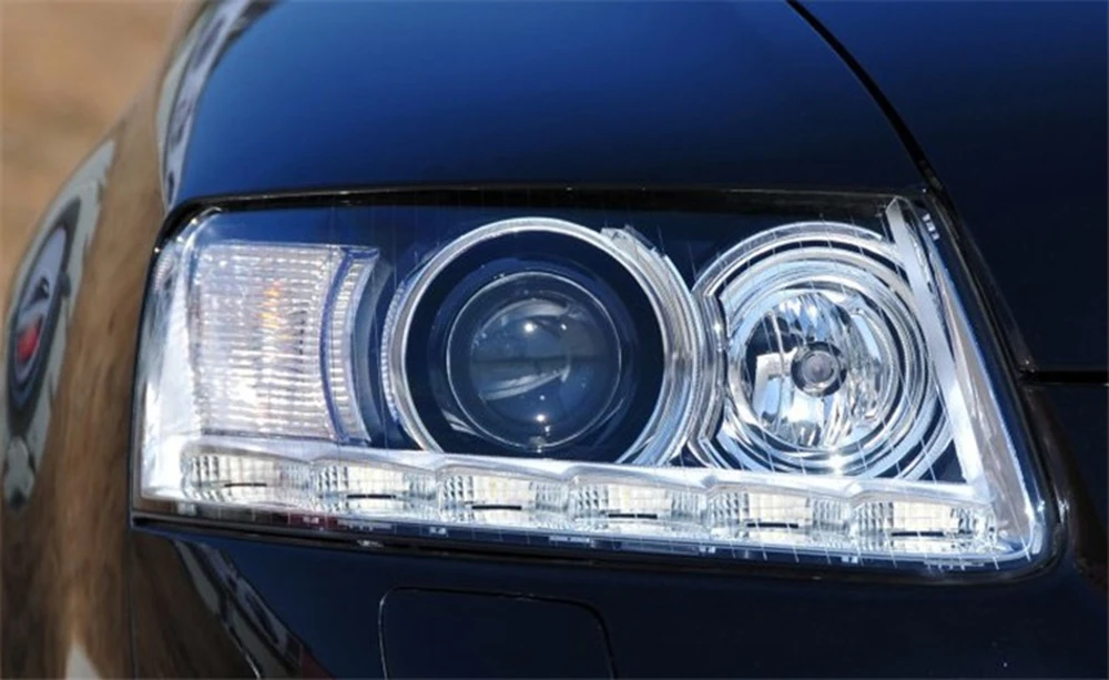 Головной светильник объектив для Audi A6L 2006 2007 2008 2009 2010 2011 фары крышка объектива