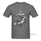 Футболка с изображением алхимиков, Мужская уникальная Винтажная футболка, мужская одежда с принтом змеи и глаз, модные хлопковые топы серого цвета