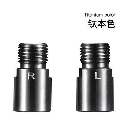 

1Pair SWTXO Titanium Bike Pedal Extenders Bicycle Pedal Spacers For MTB Road 9/16 Inch Bike Hardcore Titanium Bike Parts