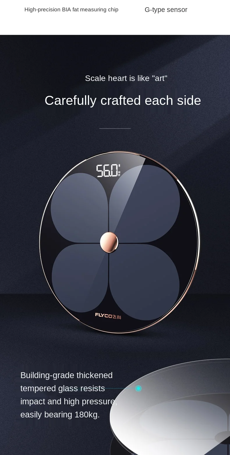 

zq Electronic Scale Body Fat Scale Weighing Scale Household Precision Intelligent Small Body Scale Measuring the Fat