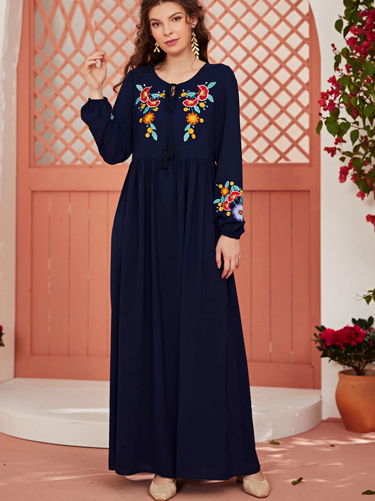 

Ramadan Eid Mubarak Abaya Dubai Kaftan Marocain Turkey Muslim Hijab Dress Islam Clothing Dresses For Women Robe Longue Djelaba