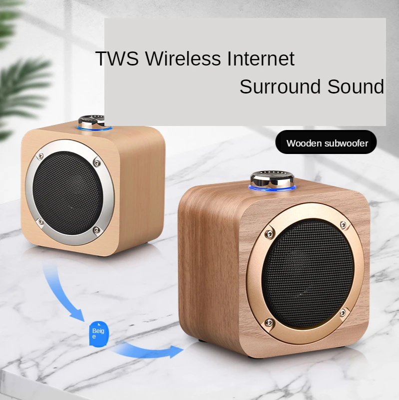 

Bluetooth-динамик Q1B, деревянный, 3 дюйма, поддержка TWS