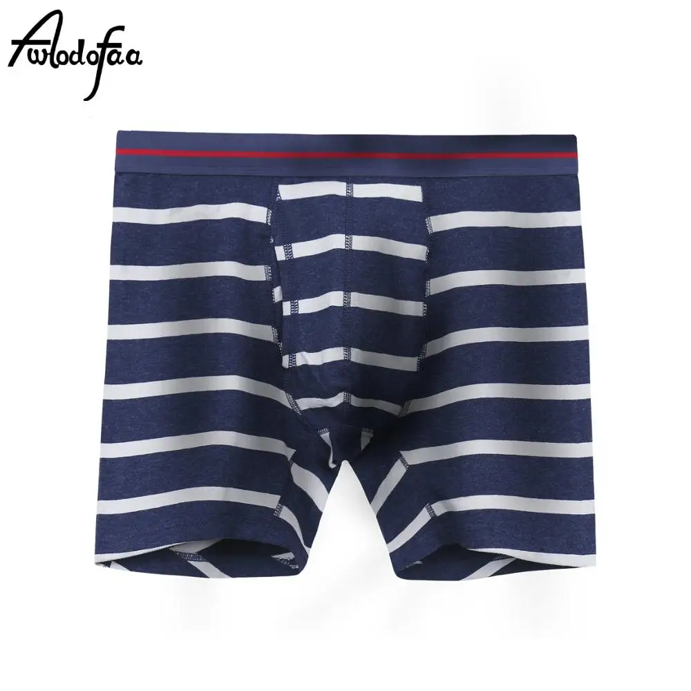 Хит продаж мужские Длинные боксеры шорты модные сексуальные трусы размера плюс