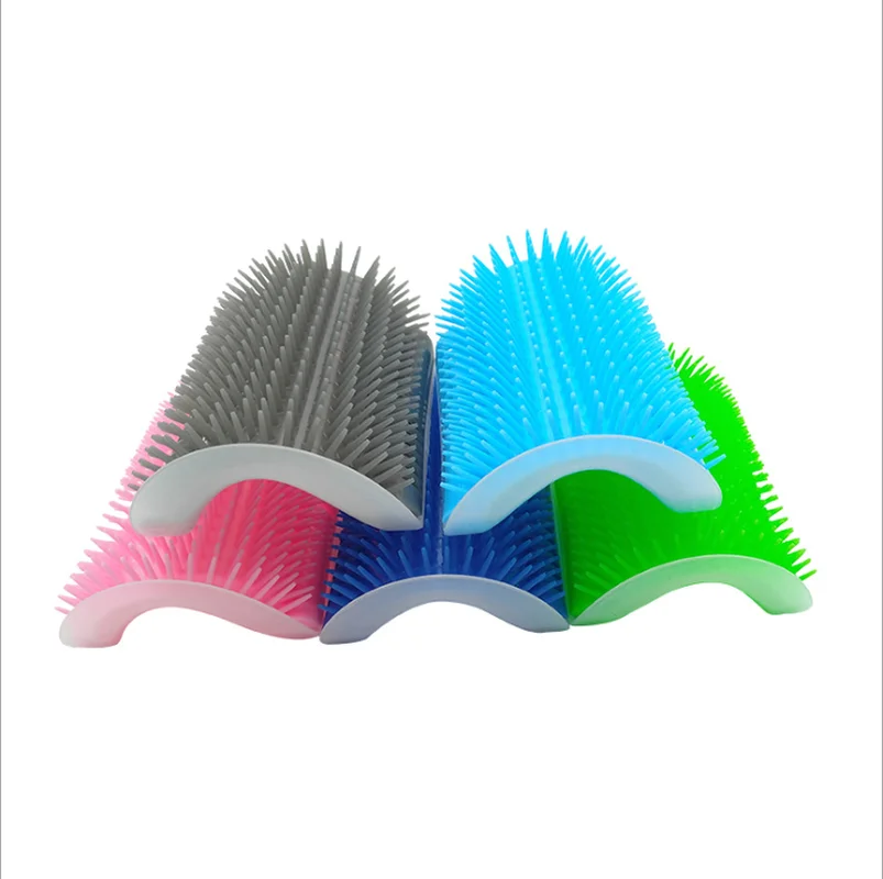 Toy Cat Massage Comb Grooming Wall Self Brush Corner Groomer With Pet New Catnip | Дом и сад