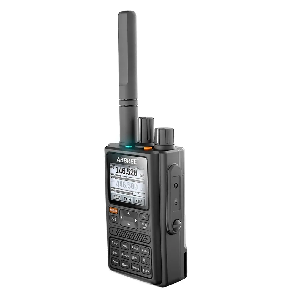 2 шт ABBREE AR-F8 gps рация Высокая мощность 136-520 МГц Частота CTCSS DNS Обнаружение огромный СВЕТОДИОДНЫЙ дисплей 10 км большой диапазон