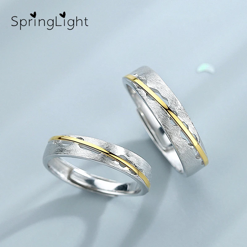 Уникальное регулируемое обручальное кольцо SpringLight реальное искусственное