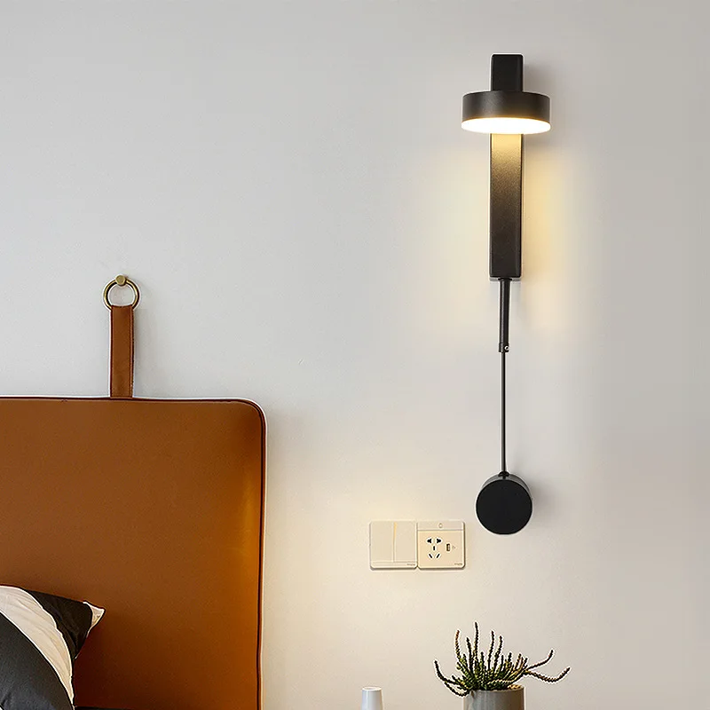 Nordic led wood industrial decor luminaria настенный светильник домашний декор лампа для гостиной |