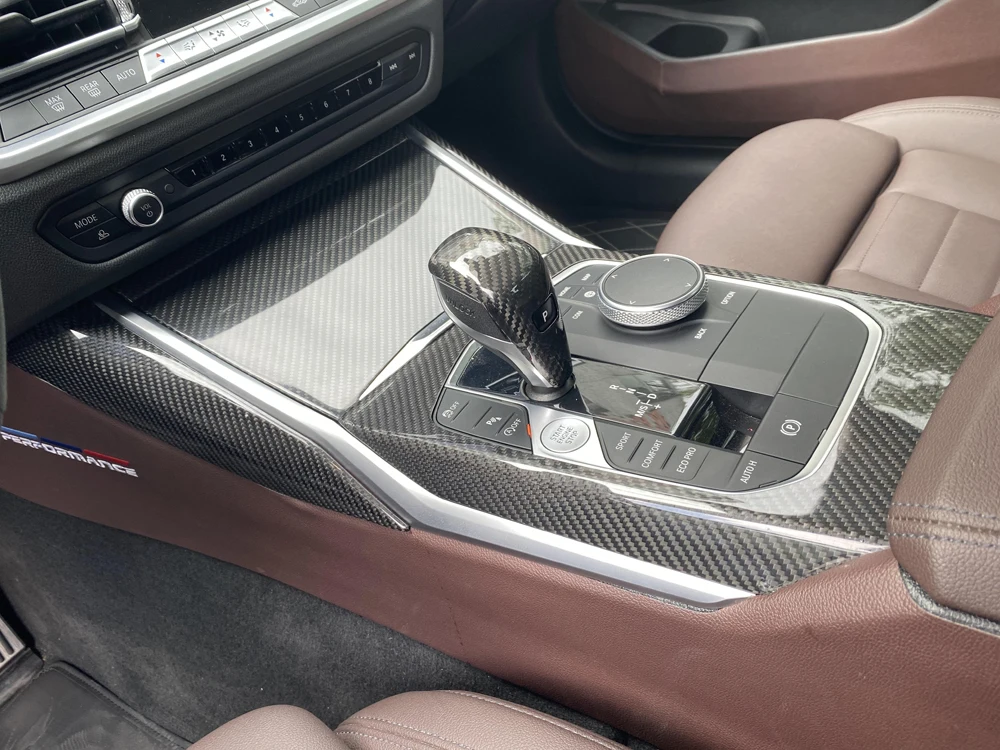 Настоящее углеродное волокно для BMW 3 серии G20 автомобильные аксессуары рукоятка