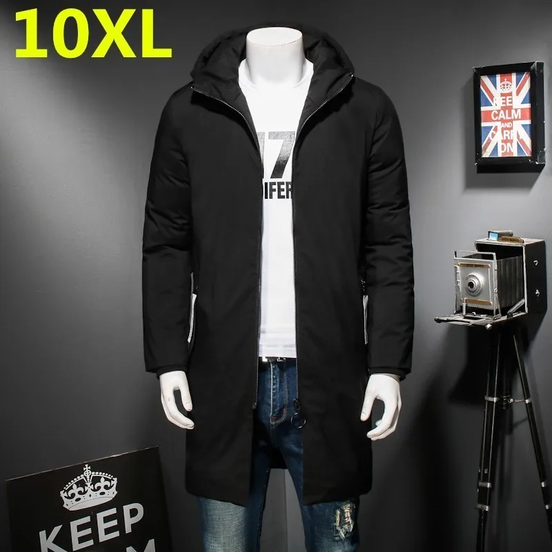 10XL 9XL 8XL размера плюс Одежда высшего качества Теплая мужская теплая детская