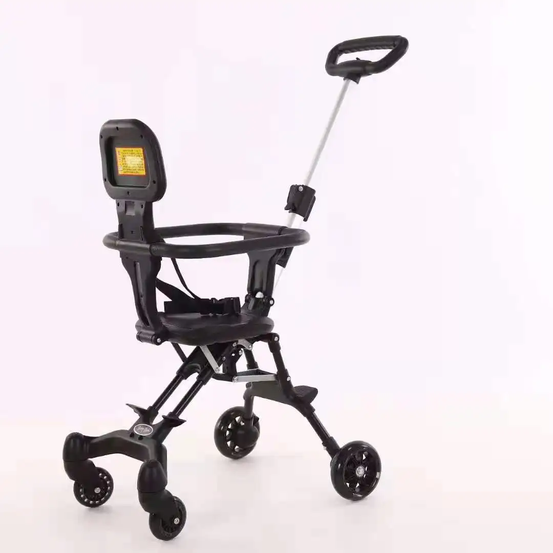 New Children's Baby Stroller Alloy Push Handle One-Click Foldable and Portable Baby Stroller baby stroller  strollers