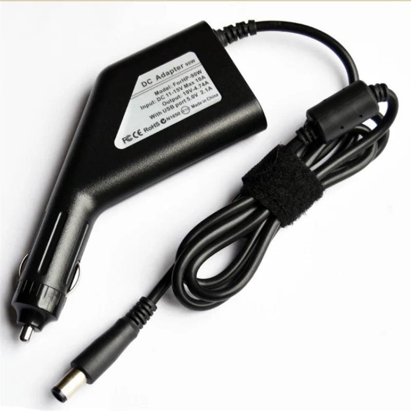 Автомобильное зарядное устройство для ноутбуков ACER HP DELL Samsung Lenovo Asus 19 в 4 74 А USB