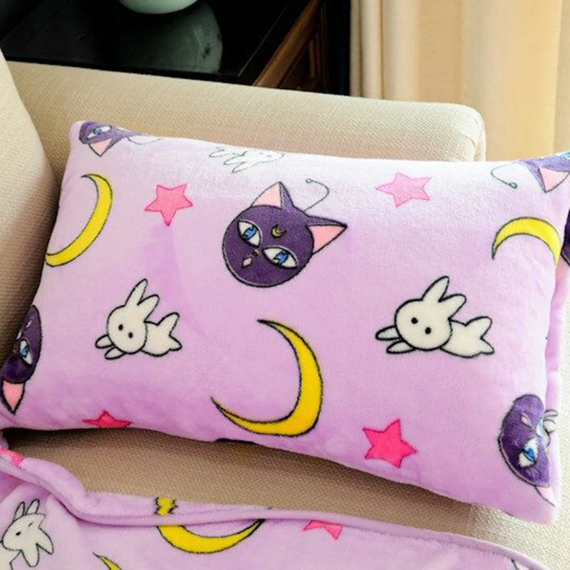 Star Moon Blanket Polyester fiber Travel Cushion Cover Soft Home Office Warm Supplies pillowcases sold separately | Дом и сад