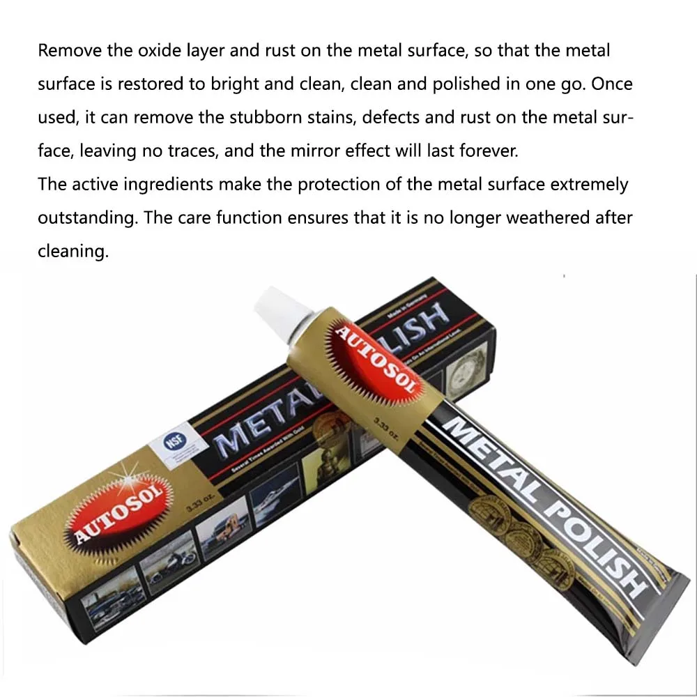 

50g Metal Polishing Paste Remove Rust Metal Stainless Steel Watch