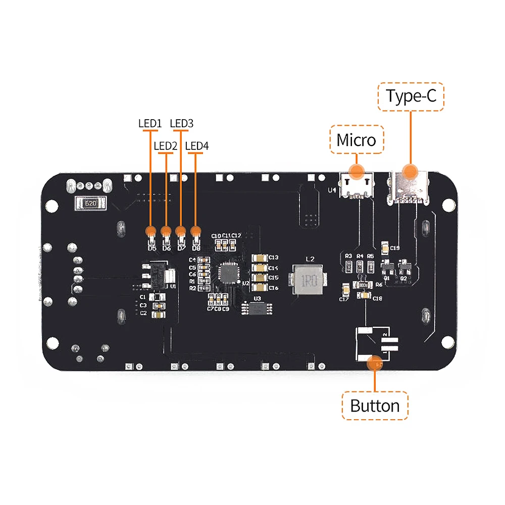 ESP32 ESP8266 2 Напряжение 18650 литиевая Защита аккумулятора V8 Arduino мобильный Мощность