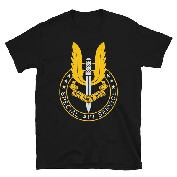 

SAS Special Air Service T-Shirt Who Dares Wins British Army Forces