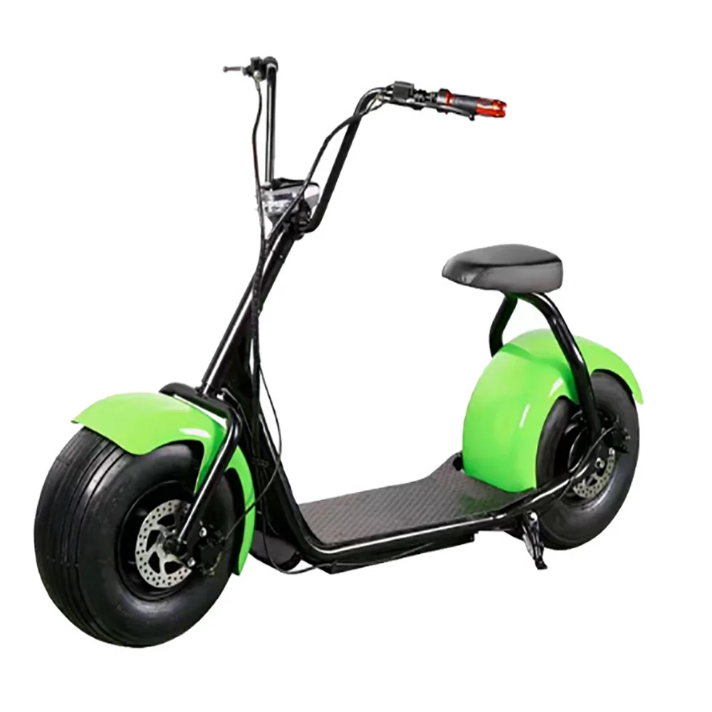 Citycoco 1500 Вт бесщеточный двигатель светодиодные фары литиевая батарея 60В 12А