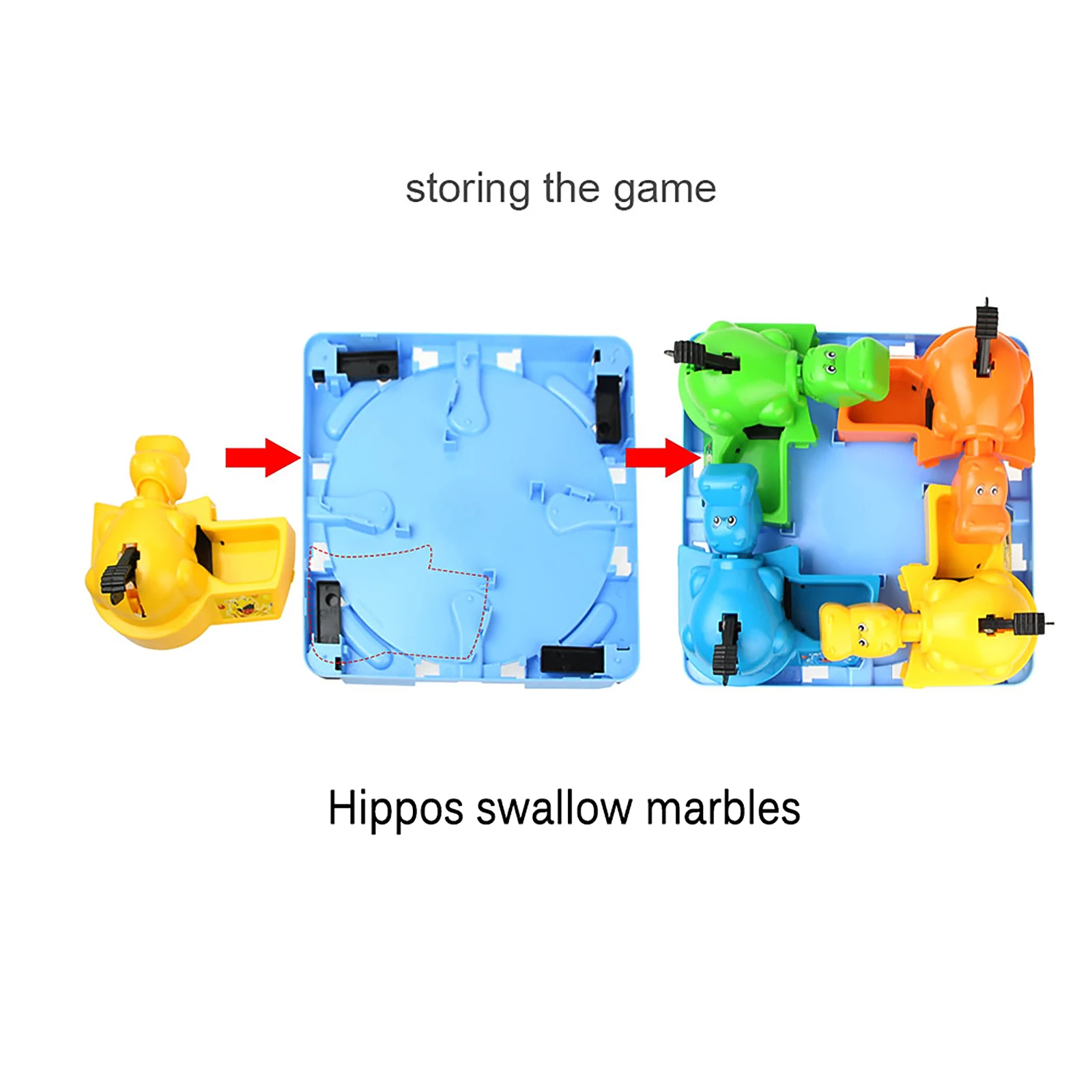 

Feeding Hungry Hippo Swallowing Ball Game Interactive With Parent And Kid Toy Educational Toy Hippo Detachable Table Game Set