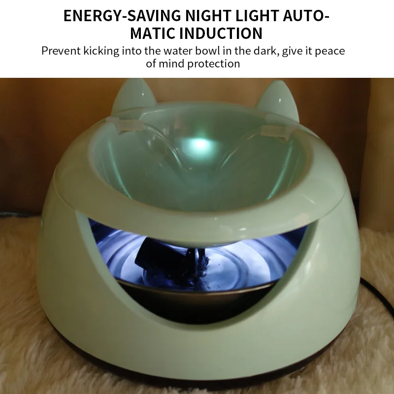 

Automatic Circulation Cat Water Dispenser Cat Drinking Basin Cat Bowl Dog Water Dispenser Mobile Pet Supplies
