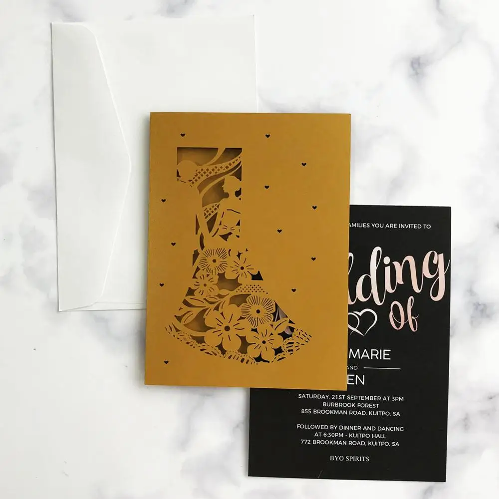 Романтические свадебные приглашения 20 шт./лот открытка для грандиозного события