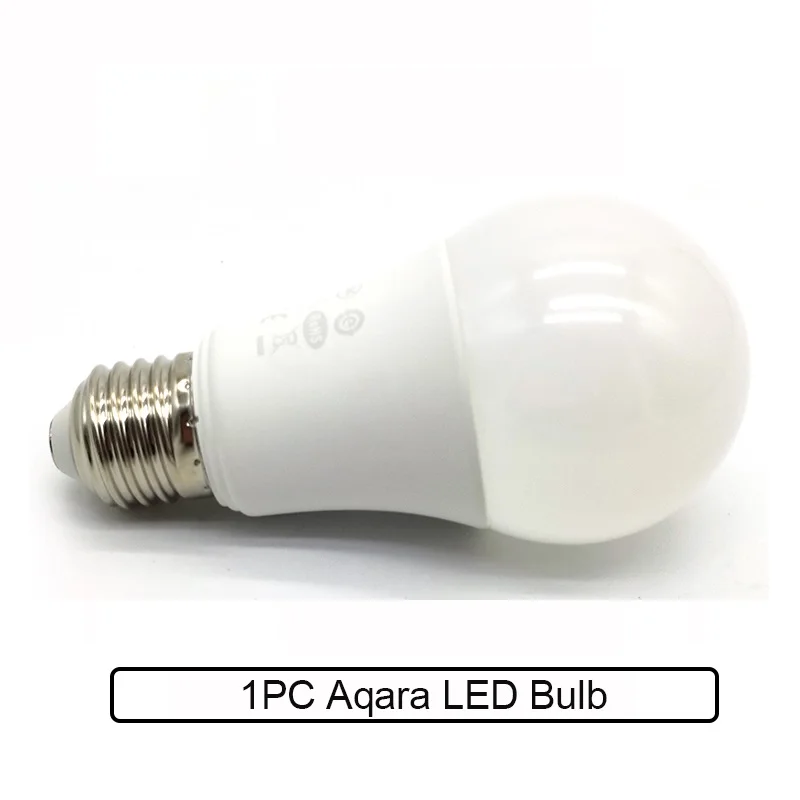 1pc Aqara LED Light Xiaomi Aqara умный светодиодный светильник 9 Вт E27 2700 K-6500 K 806lm настраиваемый белый светильник лампа датчик человеческого тела homekit MIhome - Цвет: 1pc Aqara LED Light