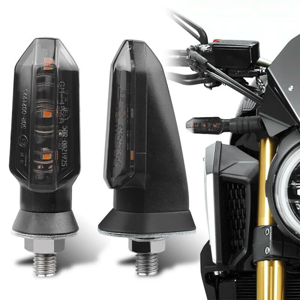 

2pcs Motorcycle LED Turn Signal Blinker Light Indicator Smoke Amber For Honda Most Dirt Bike Street Bike Dual Sport Appliance