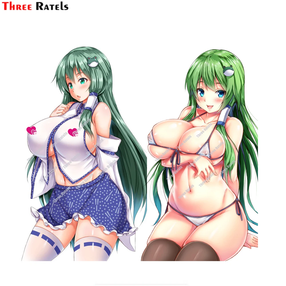 

Three Ratels D965 Sexy Kochiya Sanae Touhou аниме автомобильный Стайлинг Виниловая наклейка для мотокросса тела масло наклейка на окно автомобиля