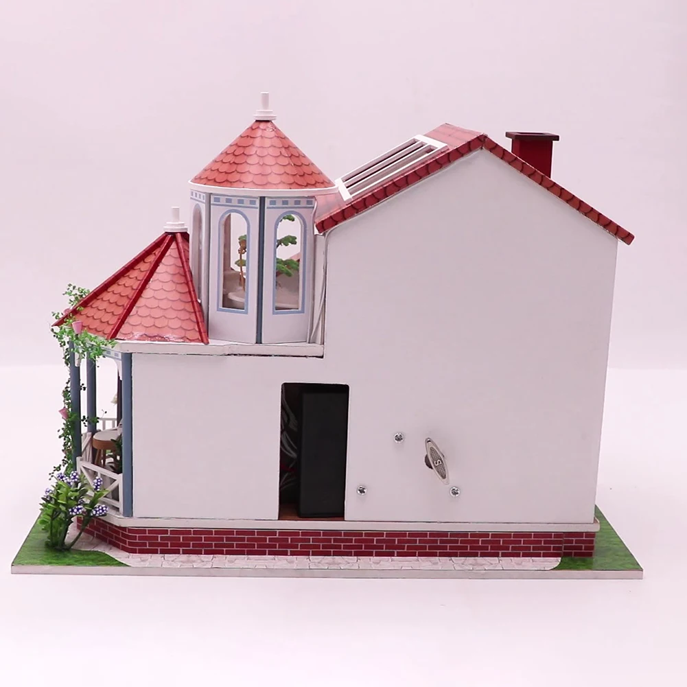 

Doll House Furniture Diy Miniature 3D Wooden Dollhouse DIY Mini Doll Toys for Children Birthday Gifts Manual Assembling Toy