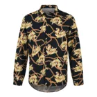 Мужская Повседневная рубашка с длинным рукавом, рубашка с цифровым принтом, с длинным рукавом и цветочным принтом, весна-лето 2021