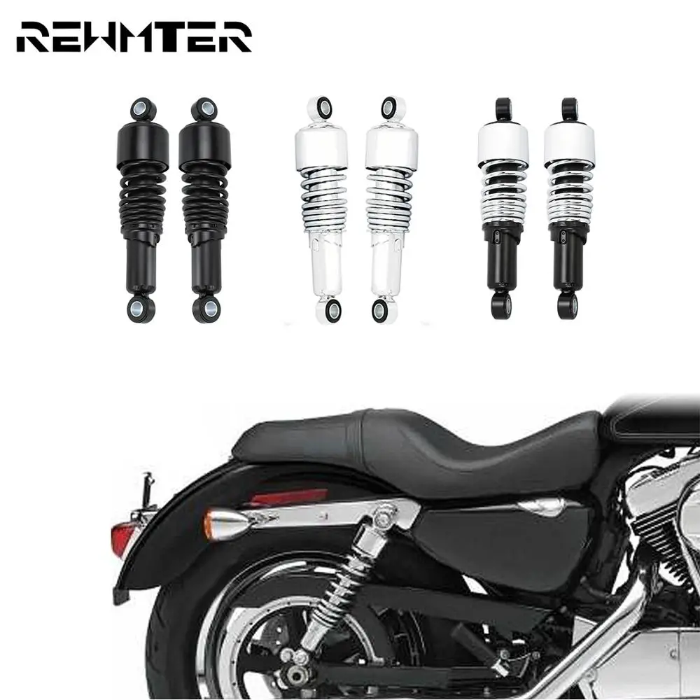 Задний амортизатор для мотоцикла 2x267 мм пружина Harley Dyna Sportster XL 883 1200 Touring Electra Glide Road