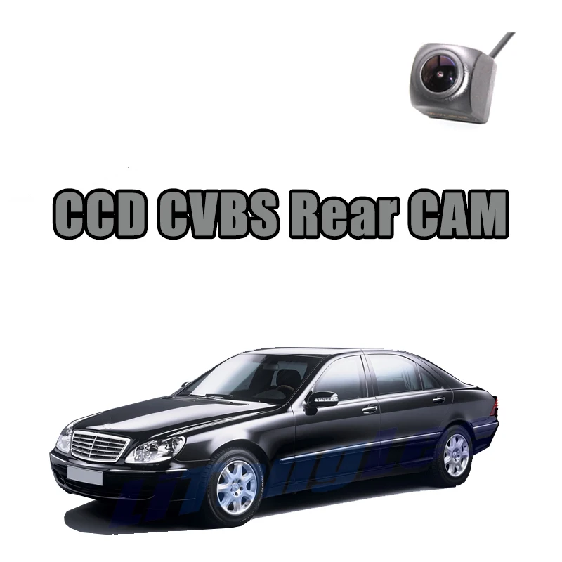 

Автомобильная камера заднего вида CCD CVBS 720P для Mercedes Benz S320 S420 S63 S65, камера заднего вида с ночным видением, водонепроницаемая резервная камера ...