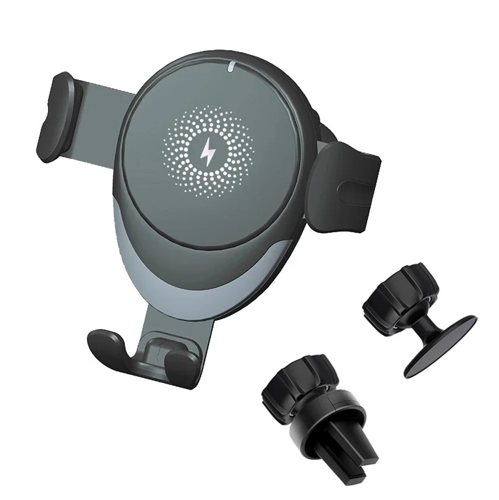 

10 Вт Qi Беспроводное Автомобильное зарядное устройство с креплением гравитационное воздушное отверстие держатель телефона Быстрая зарядка...