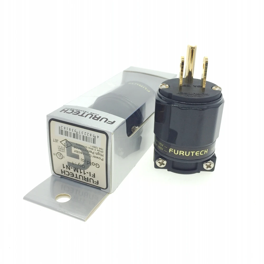FURUTECH HIFI FI 11M N1 / 11 N1(G) Вилка усилителя мощности звуковых частот 24K позолоченный