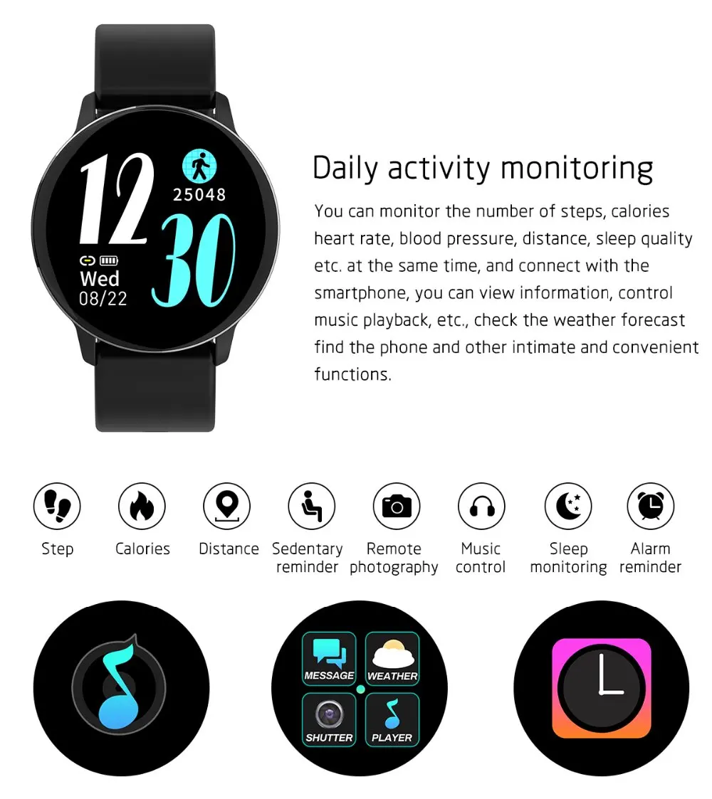 R5 Smart Bracelet Band Bluetooth Heart Rate Monitor Fitness Tracker Smartwatch Bluetooth Waterproof For Android IOS