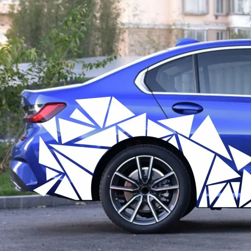 

Side Body Sticker Sticker Triangles Vinyl 1pc Decal Decor Freestanding