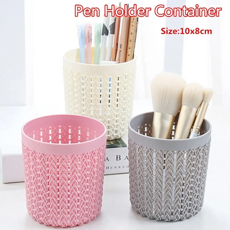 

Cylinder Hollow Pen Pot Holder Simple Scissors Sunglasses Makeup Brush Container