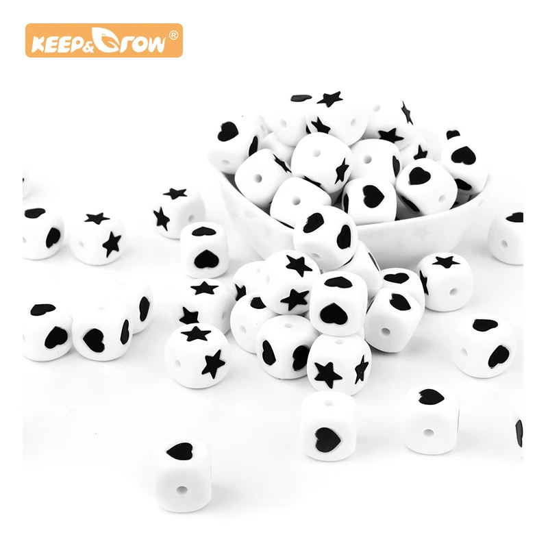 Keep & расти 300 шт. силиконовых кейсов вышивка звёздочки или бриллианты бусины 12 мм