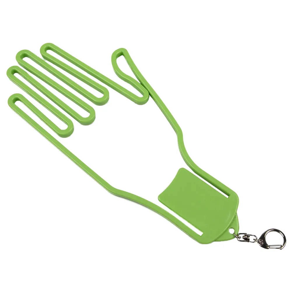 

Golf Gloves Holder Plastic Keeper Golf Gloves Support Holder with Metal Buckle Gloves Hanger Rack for Golf Supply Light