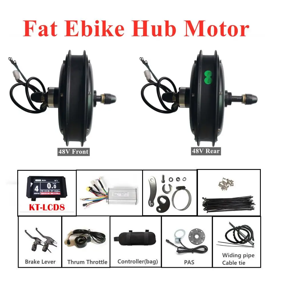 48V 1500W жира фара для электровелосипеда в мотор контроллер электрического